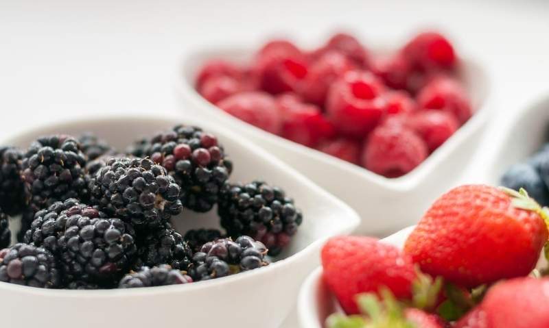 Basket of fruits for smoothie