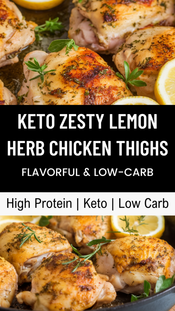 Zesty Lemon Herb Chicken Thighs