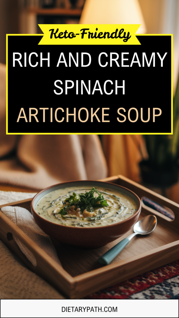 Creamy Spinach and Artichoke Soup