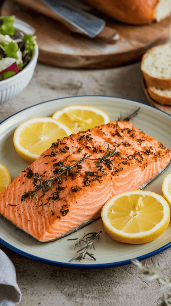 Baked Lemon Herb Salmon