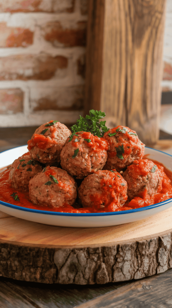 Keto Meatballs with Marinara