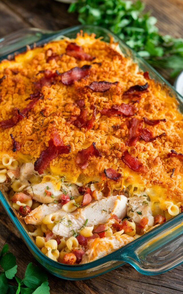 Chicken Bacon Ranch Casserole