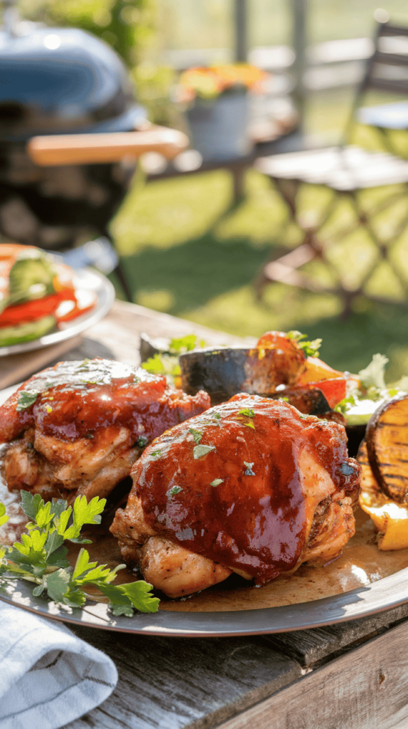 Low-Carb BBQ Chicken Thighs